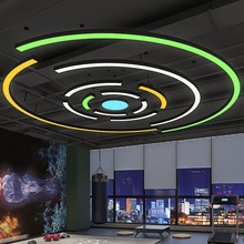 led商用造型灯办公室健身房商场超市工装异形灯创意工业风吊灯