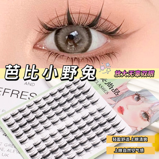 Thick Autumn Maple Leaf False Eyelashes Barbie Bunny Hair Eyelashes Large Capacity Natural Realistic Eyelashes Wholesale