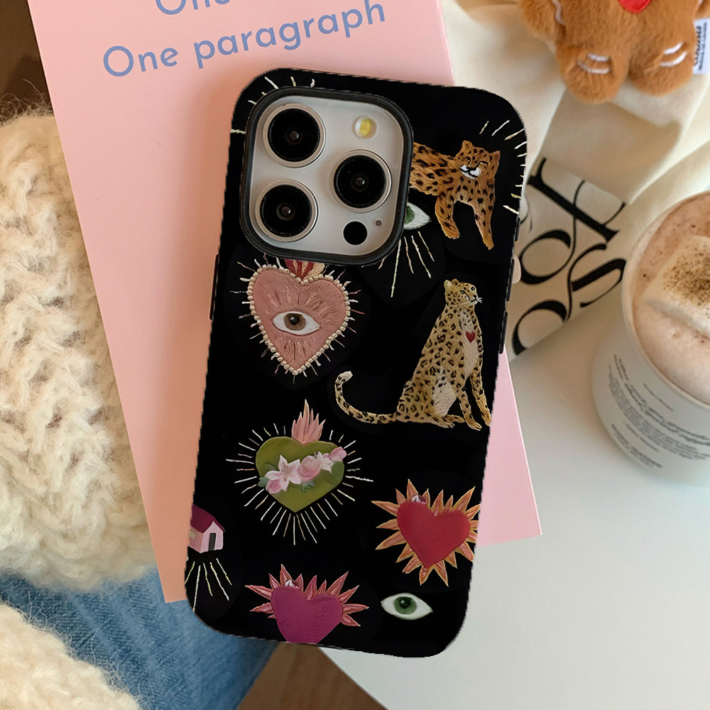 35g Weight iPhone Applicable Brands Phone Cases Classification Feilin Material Animal, Cartoon, Apple Pattern Basic Style Feilin Animal Cartoon Apple Basic Phone Cases Phone Accessories 1