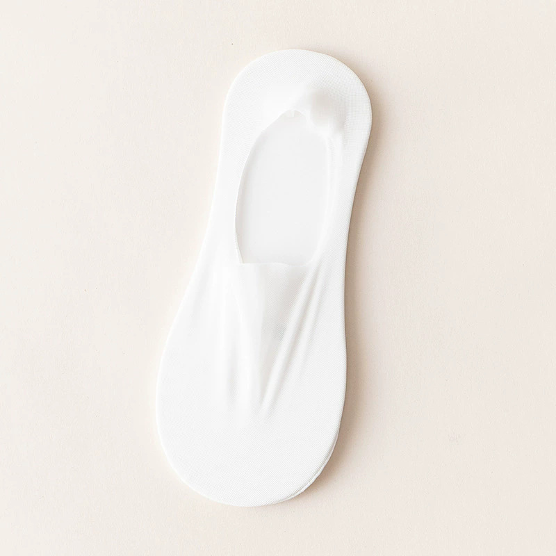女性用夏用薄型ボートソックス、女性用浅い口の見えないソックス、シリコン滑り止め、脱落防止、吸汗性、通気性のある女性用アイスシルクソックス|undefined