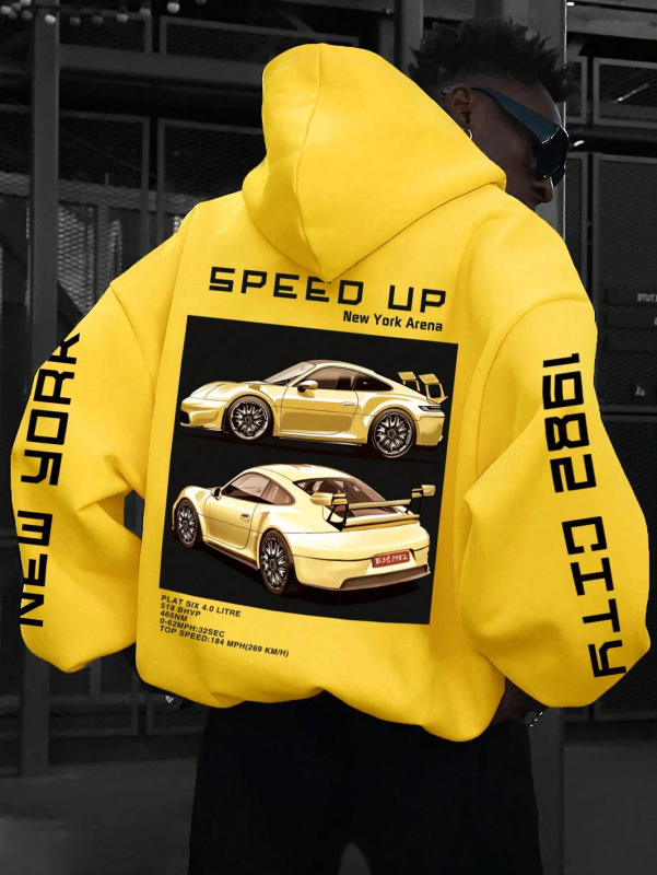 Set Sports Racing 3D Printing Hoodie Vintage Oversized Hoodi|undefined
