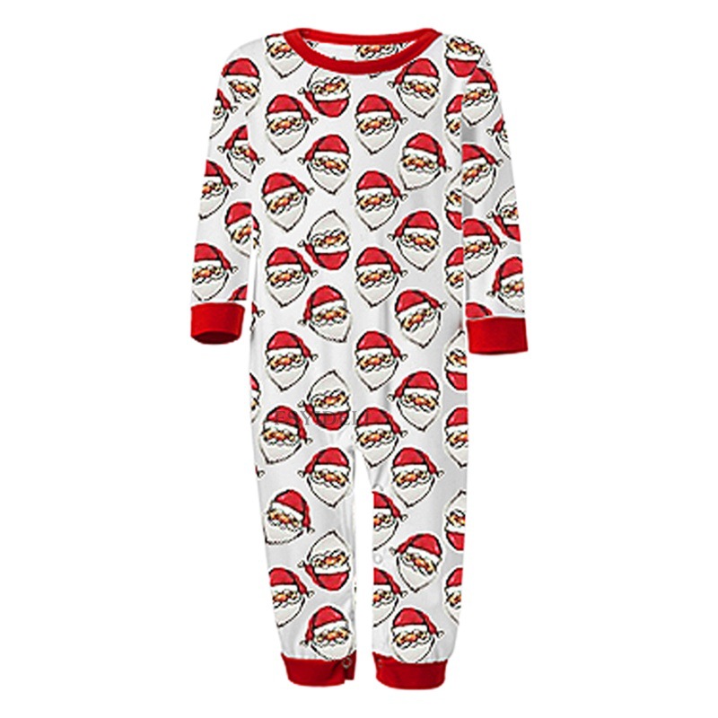 2023 Amazon popular Navidad padre-niño traje Santa Claus impreso homewear pijamas PO1001
