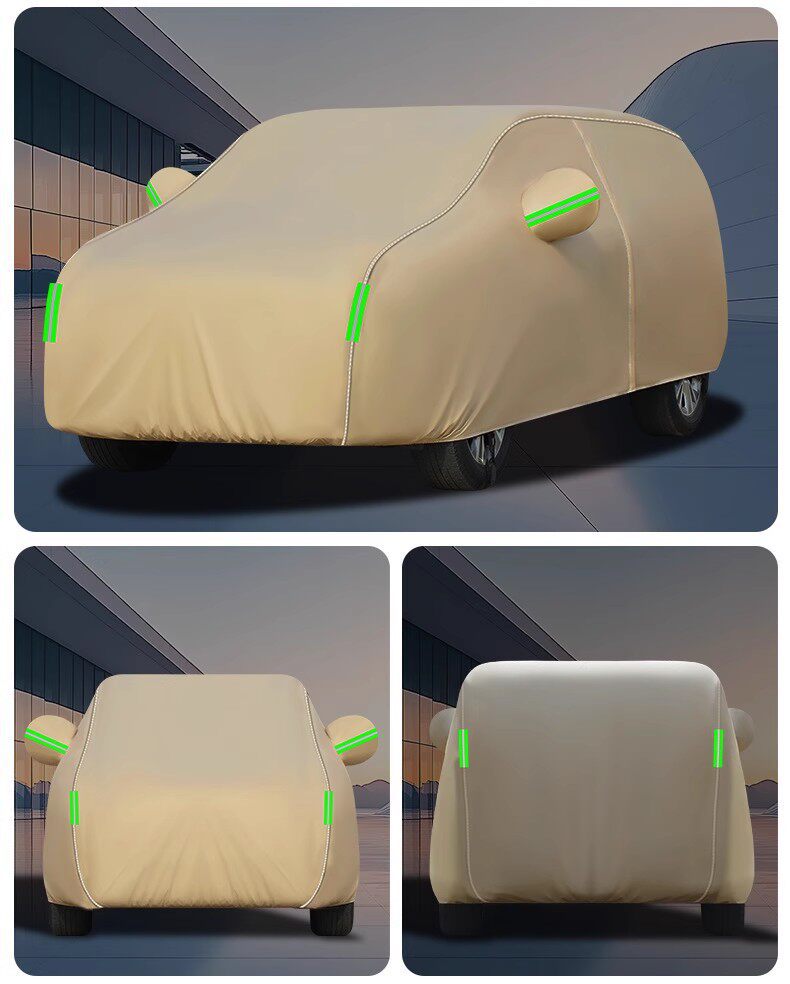 Suitable for Volkswagen Sagitar, this 25-inch car cover provides sun protection, rain protection, heat insulation, and is suitable for all seasons, offering added protection against hail and featuring