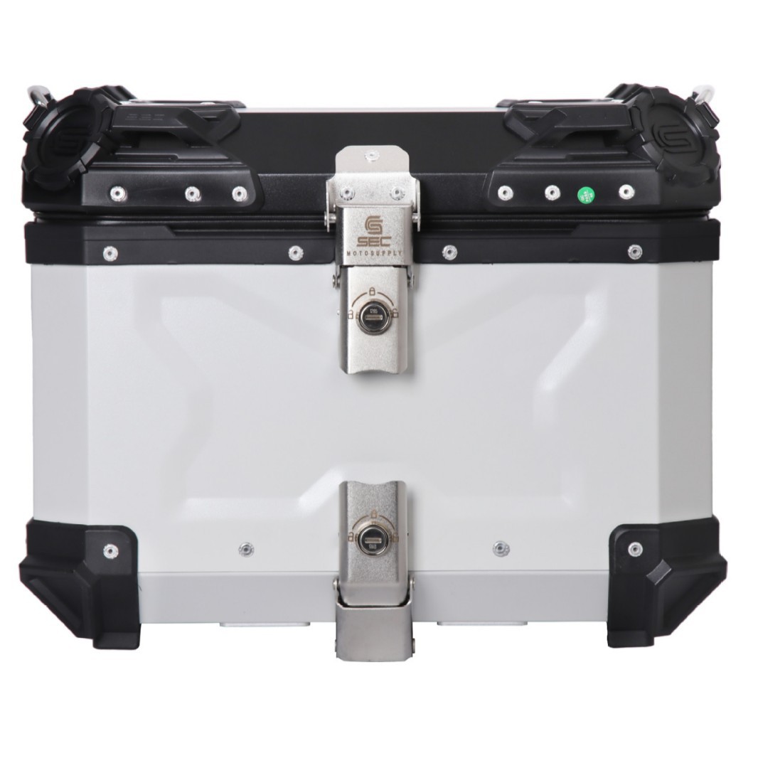 45LSEC extremo desmontaje rápido motocicleta aleación de aluminio caja trasera coche eléctrico caja lateral caja de almacenamiento impermeable