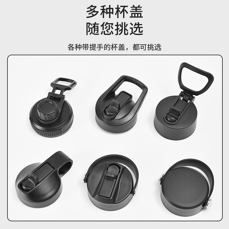 Comercio al por mayor transfronteriza 304 olla de espacio de acero inoxidable al aire libre montañismo deportes hervidor de gran capacidad americano Boca Grande taza de vacío