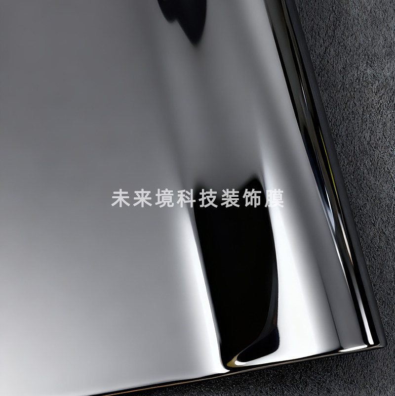 PET mirror electroplating film, shiny silver-gold electroplating, tungsten steel gray, green, purple, red, blue motorcycle car color change film