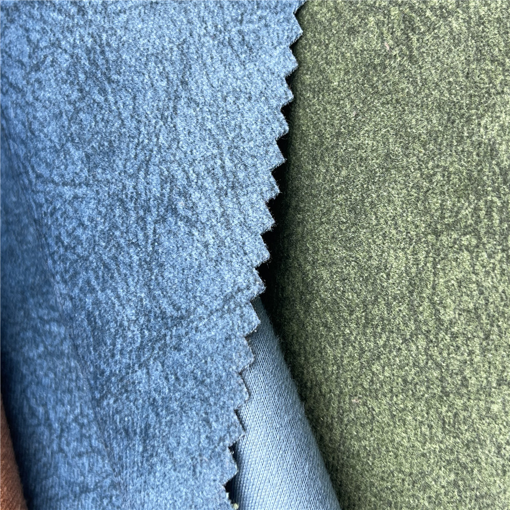 欧式烫金沙发布 短毛绒烫金 荷兰绒压花复合高档面料