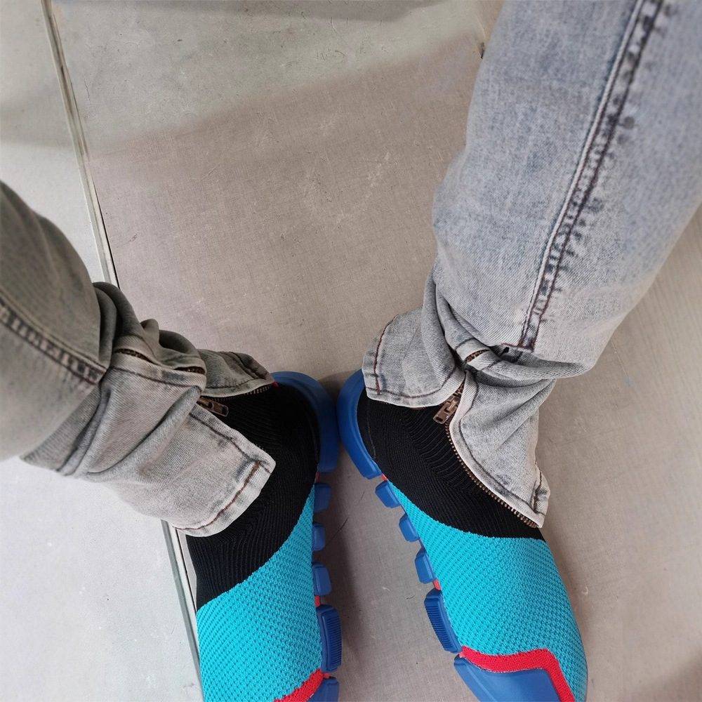 Moda europea y americana de comercio exterior de moda jeans cremallera decoración slim fit apenado pantalones vaqueros de los hombres