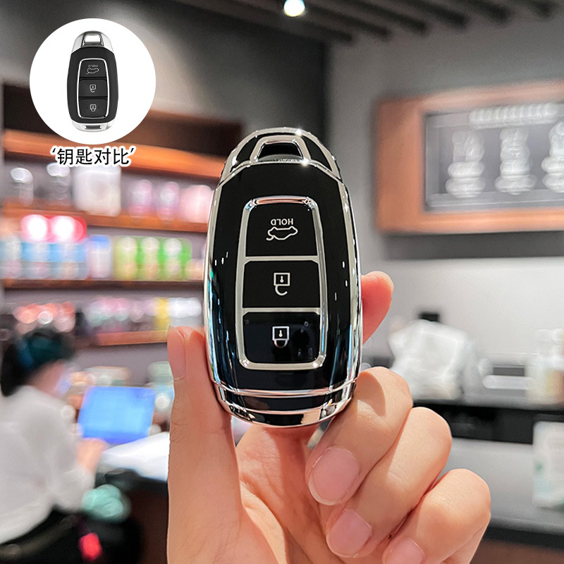 [modern k style] silver edge black-single pack