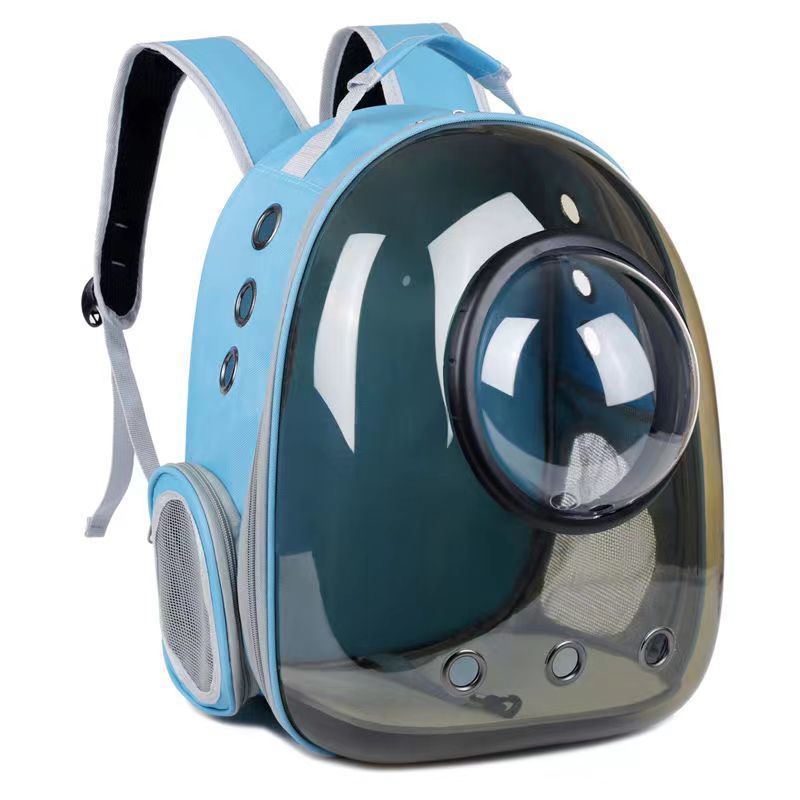 Nuevo panorama de la cápsula espacial de mascotas para gatos, bolsa de mascotas transparente portátil para gatos, mochila de caja para gatos