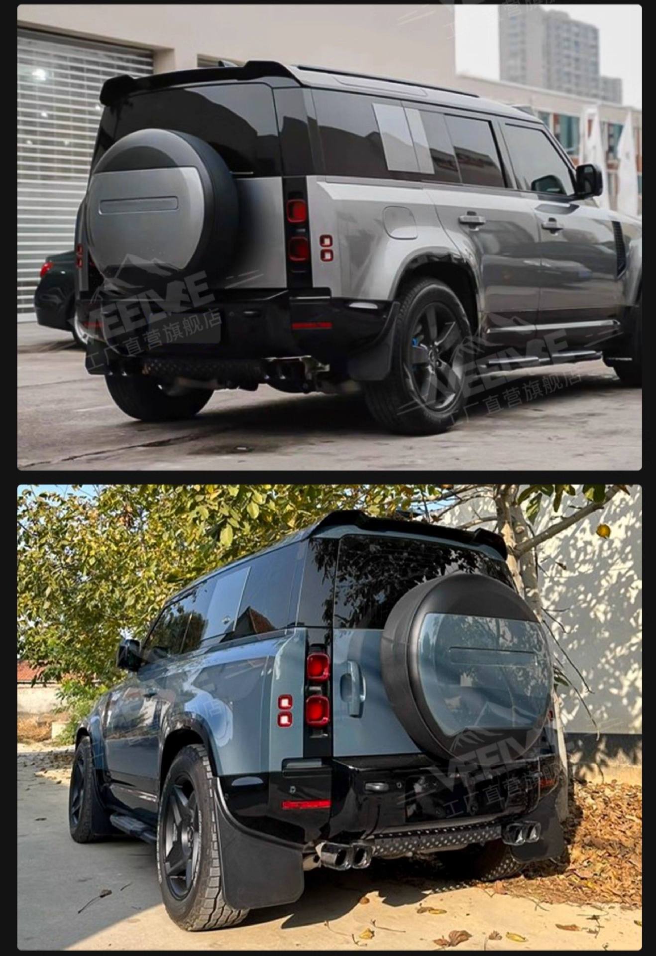Suitable for Land Rover New Defender Spare Tire Cover, Special Rear Spare Tire Shell Protective Cover, Rear-Mounted Spare Tire Shell Protective Cover