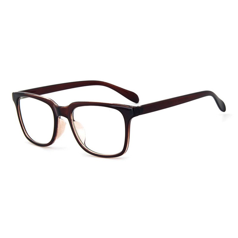 Simple large frame fashionable square glasses frame new trendy glasses frame 2136 plain glasses Internet celebrity college style retro