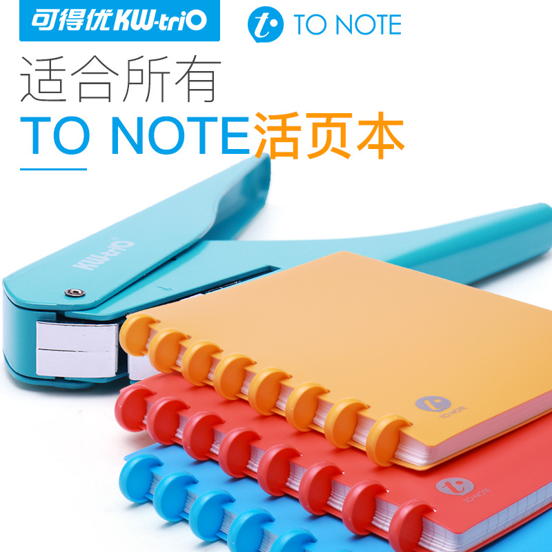 Perforadora manual de la cuenta de la mano de hojas sueltas de Kidéu 9015 puncher del agujero de La Seta del puncher del agujero de la prensa