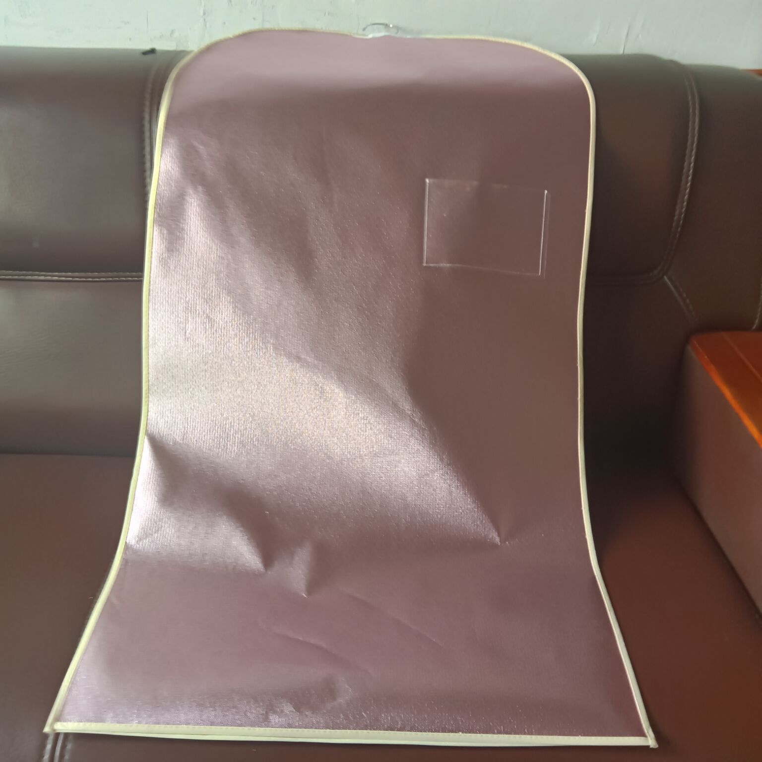 镭射覆膜防尘罩可挂式假发西装婚纱袋折叠收纳服装挂衣袋西服套