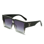 Квадратные солнцезащитные очки подходит для мужчин и женщин, оптовые продажи, четырехлистный клевер