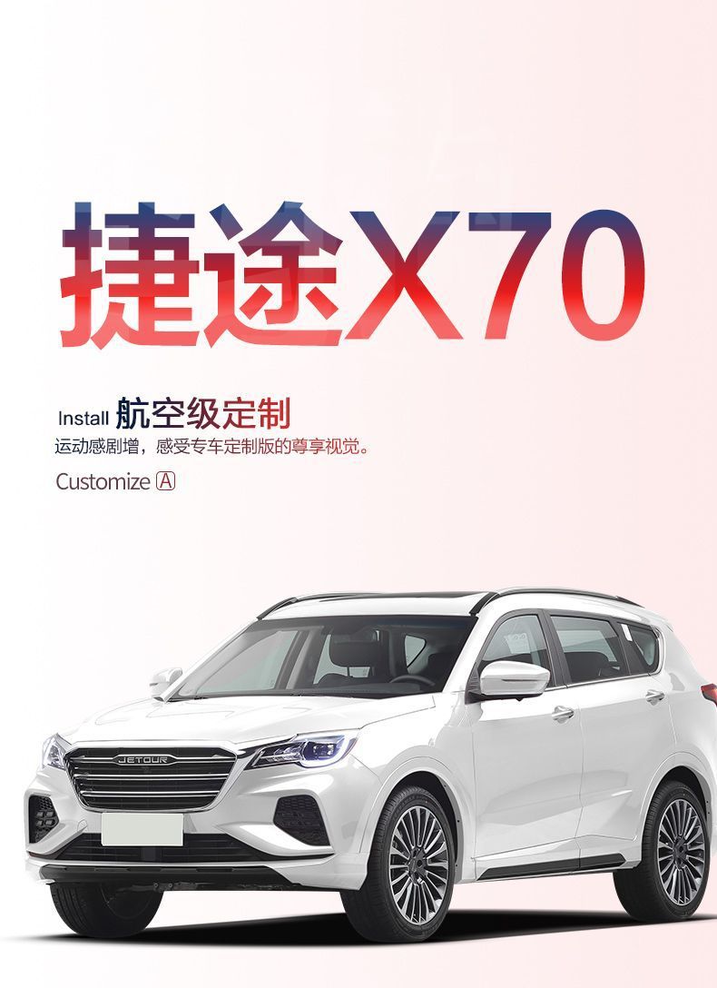 Chery Jietu X70Plus Special Tpe Trunk Mat Car Supplies Interior Modification 2025 Trunk Mat