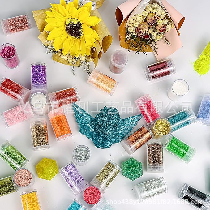 【Brillo para Uñas】Polvo de brillo iridiscente ultrafino en botella, decoración de resina con brillo DIY a prueba de fugas, polvo para venta al por mayor transfronteriza.