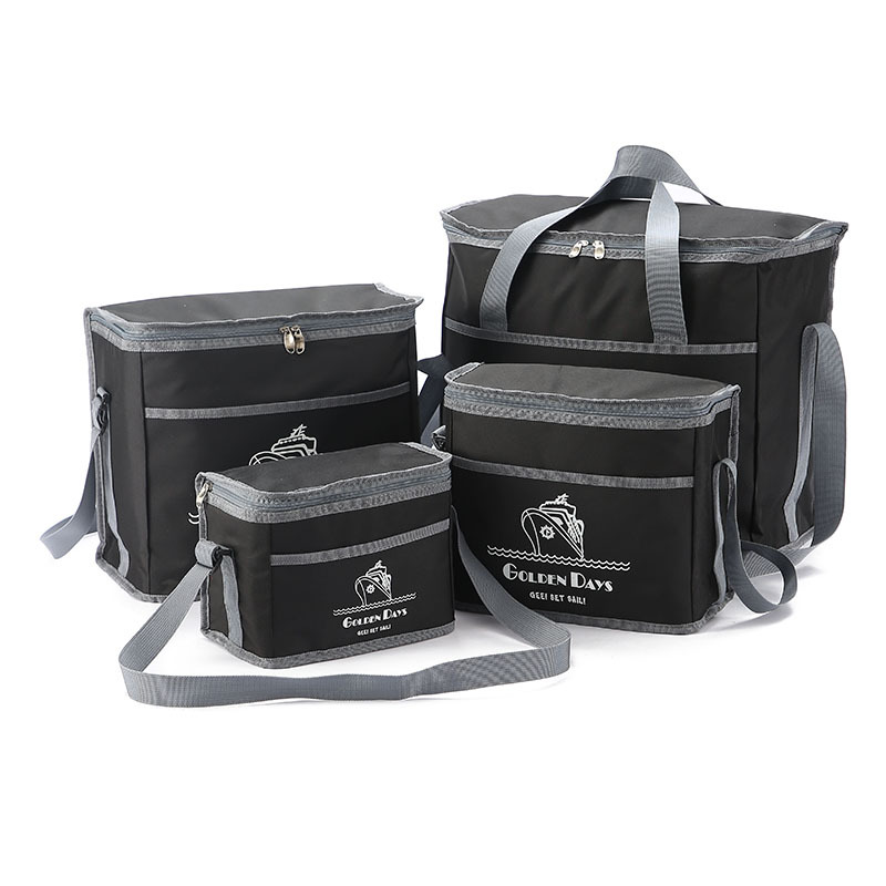 Bolsa Térmica Porta Alimentos de Tela Oxford, Portátil, Plegable, para Viaje