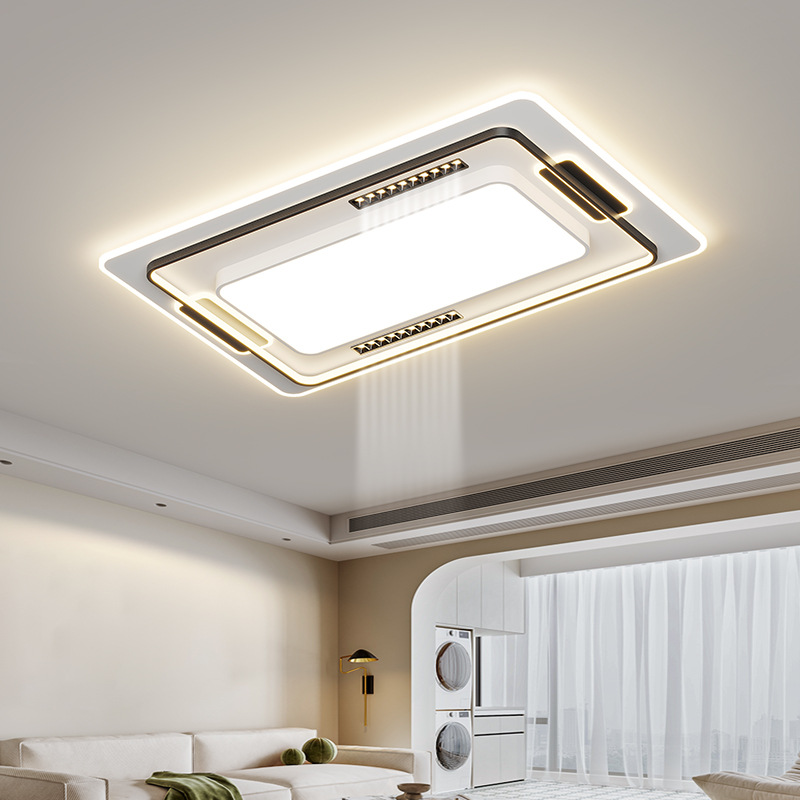 Luz de techo de la sala de estar 2025 nueva luz de la sala de estar simple y moderna iluminación de la atmósfera, luz de reflector inteligente red de la sala de estar luz principal