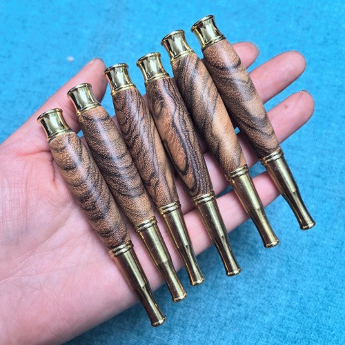Circulation type thick, medium and fine three-purpose rosewood cigarette holder with removable cleaning filter element cigarette set big belly solid wood smoke purifier