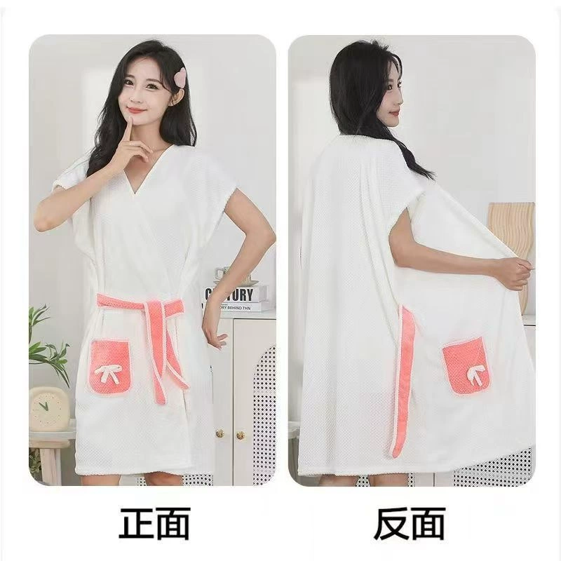Bathrobe for home use, cotton quick dry bath towel