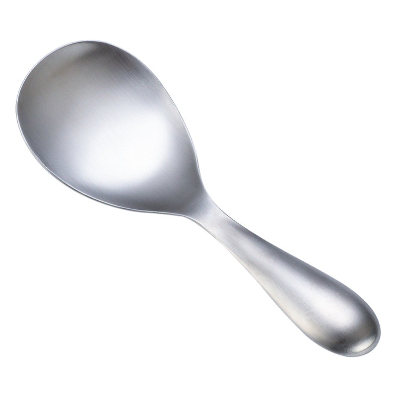 Venta al por mayor 304 cuchara de arroz de acero inoxidable cuchara grande cuchara de arroz para el hogar cuchara de arroz engrosada cuchara de arroz antiadherente cuchara de comida