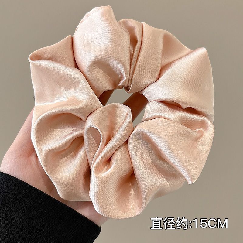 2026 nuevo anillo de cabello grueso de cola de caballo collar de cabello collar de cabello collar de cabello gran bolas de cabello correa de leather towel de cabello