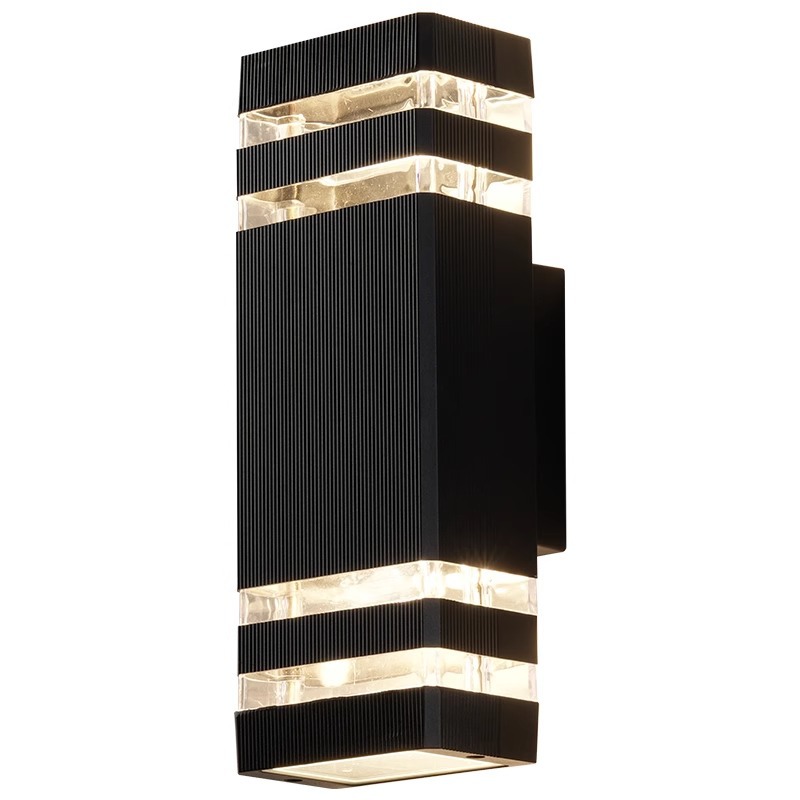Lámpara de pared al aire libre, impermeable, bañador de pared al aire libre, puerta de hotel de villa, pared exterior, lámpara de patio, foco de balcón de terraza simple