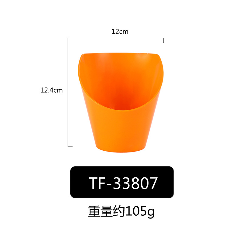 PP porcelana-como colorido oblicuo Tazón de fuente Cubo de lechuga Tazón verde vegetal cubo vegetal creativo restaurante comercial Ensalada de frutas Tazón