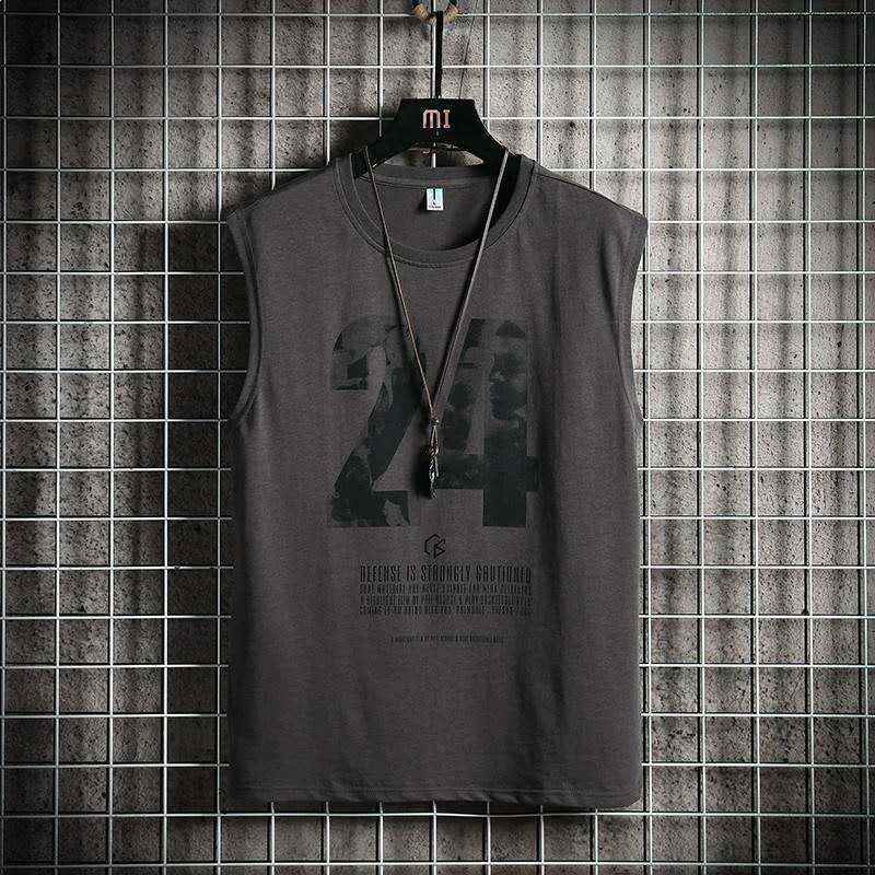 2024 новый мужской спортивный жилет ins № 24, спортивная баскетбольная форма, футболка без рукавов, жилет, толстовка