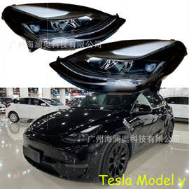 适用于特斯拉Model y前大灯总成全LED前照灯