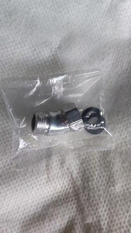 淋浴万向调节器顶喷花洒135度转角旋转换拐弯接头手持喷头适配器|undefined