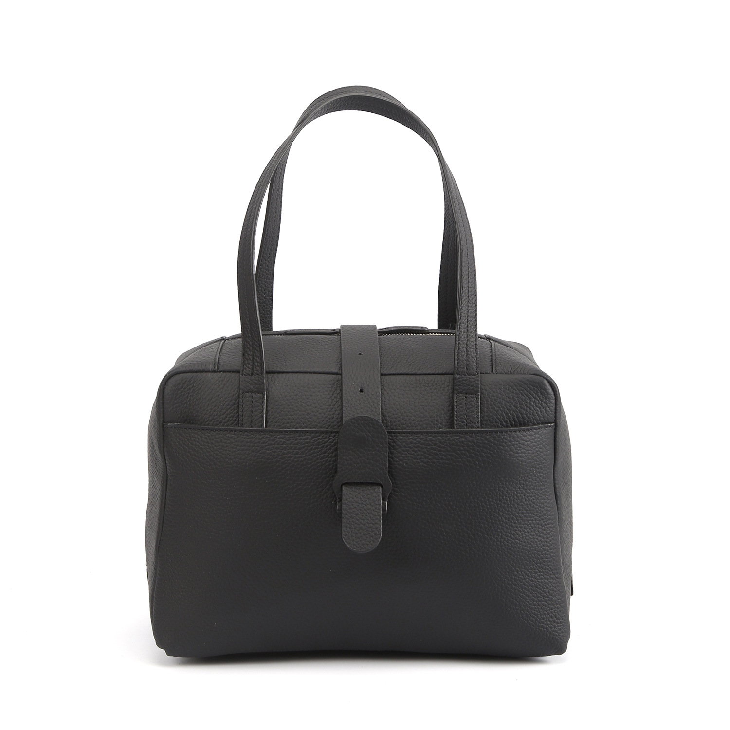 Niche Designer Women's Doctor Bag, Lychee Grain Soft Cowhide Large Capacity Commuter Bag, Mommy Bag - Thumbnail 6