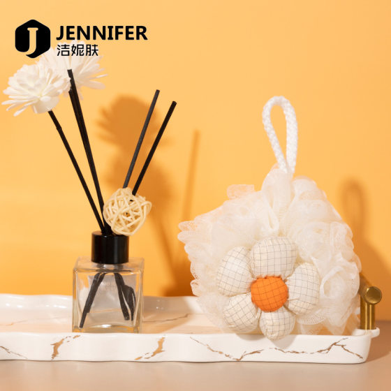 Jinifu Large Soft Bath Ball Bath Flower Wholesale Cute Thickened Bath Back Rub Foaming Bath Ball Bath Flower