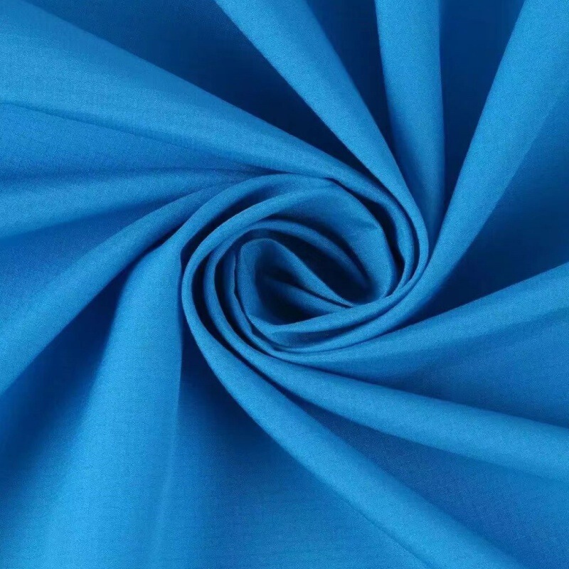 in stock wholesale plain polyester plaid Mimi plaid down jacket windbreaker waterproof clothing fabric