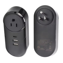 15安usb充電機能シングルジャック欧米壁挿入式pd急速充電回転充電コンセント