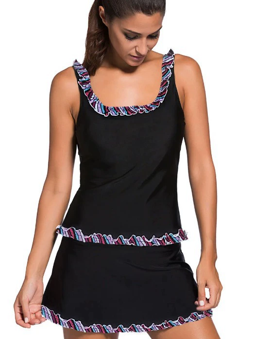 Пляжный купальник, юбка-слэнг?