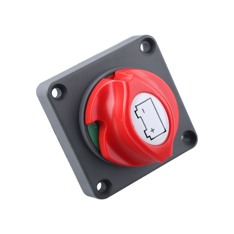 Ultra-thin low-profile power-off switch 12V24V for car batteries, power-off protection against leakage, high-current use in yachts and mechanical equipment