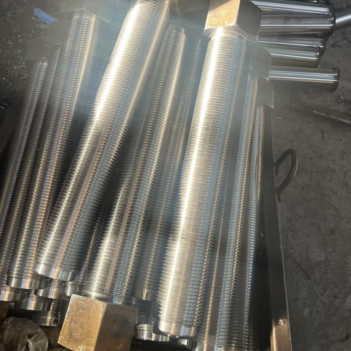 不锈钢304粗牙丝杠60*8梯形牙具 黄铜螺母现货高强正反扣牙条细扣