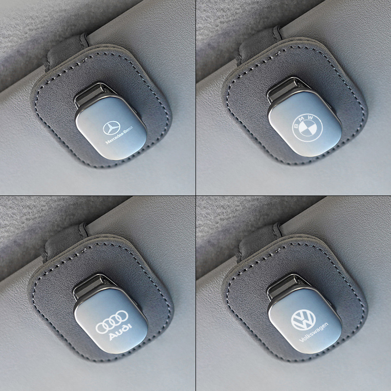 Creative car glasses clip car sun visor storage multi-function car glasses clip sunglasses card ticket clip