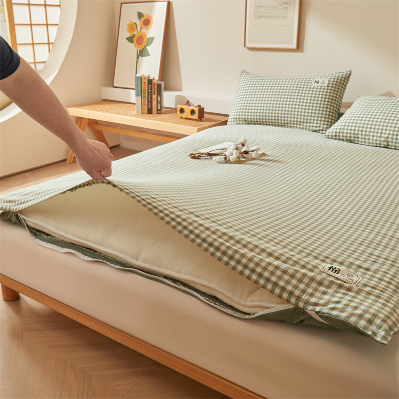 Class a Xinjiang Cotton Mattress Cushion Thickeneded Mattress Student Dormitory Removable and Washable Tatami Mattress Quilt Wholesale