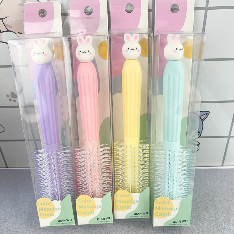 大型アニメ猫爪エアマット櫛吊りカードPVC包装かわいい家庭用女子寮プラスチックマッサージ櫛|undefined