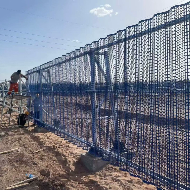 Ветрозащитная и пылезащитная сетка, металлическая ветрозащитная и снегозащитная стена, доска с одним и двумя пикантными отверстиями для электростанций, ветрозащитная сетка для электростанций, конструкция пакета