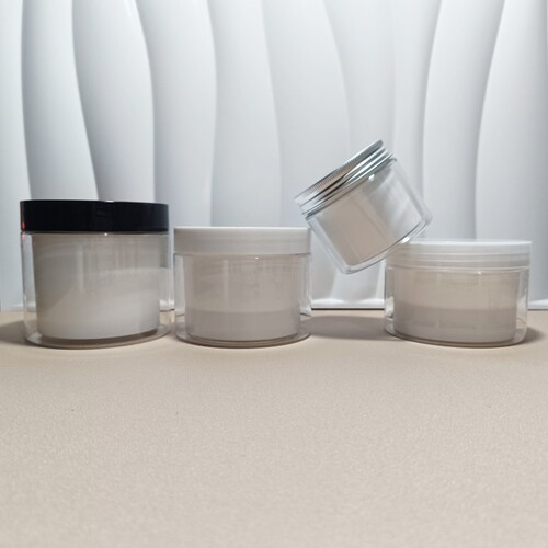 Supply double-layer inner bag cream jar PET plastic 100g 300g cream hair mask face mask jar filling bottle