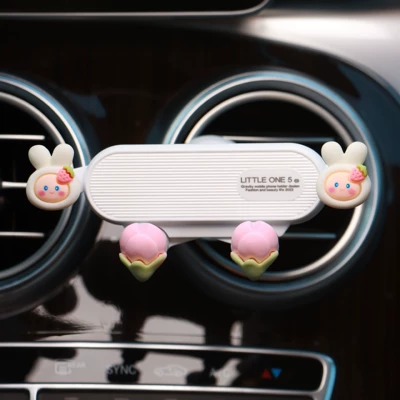 Car phone holder for female drivers, with extension rod