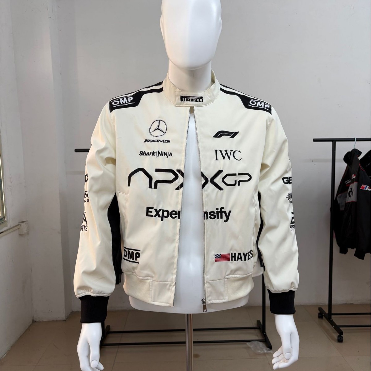 F1 Racing Suit Embroidered Jacket Motorcycle Cycling Suit Motorcycle Suit Cotton Outwear European and American Style Flight Suit F1 Jacket Customization