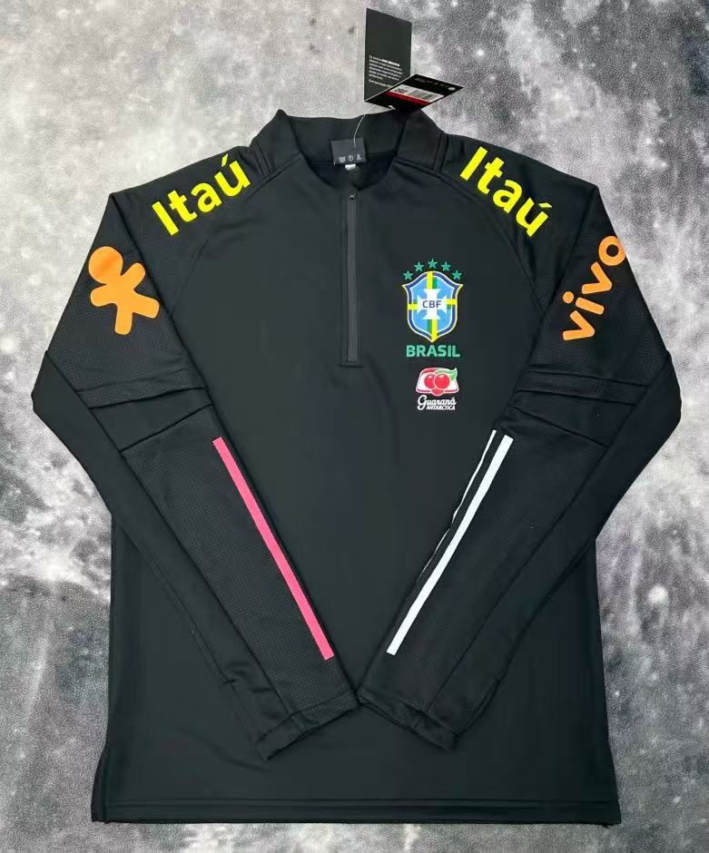 Nike Brazil Neymar Football Windbreaker Jacket Black