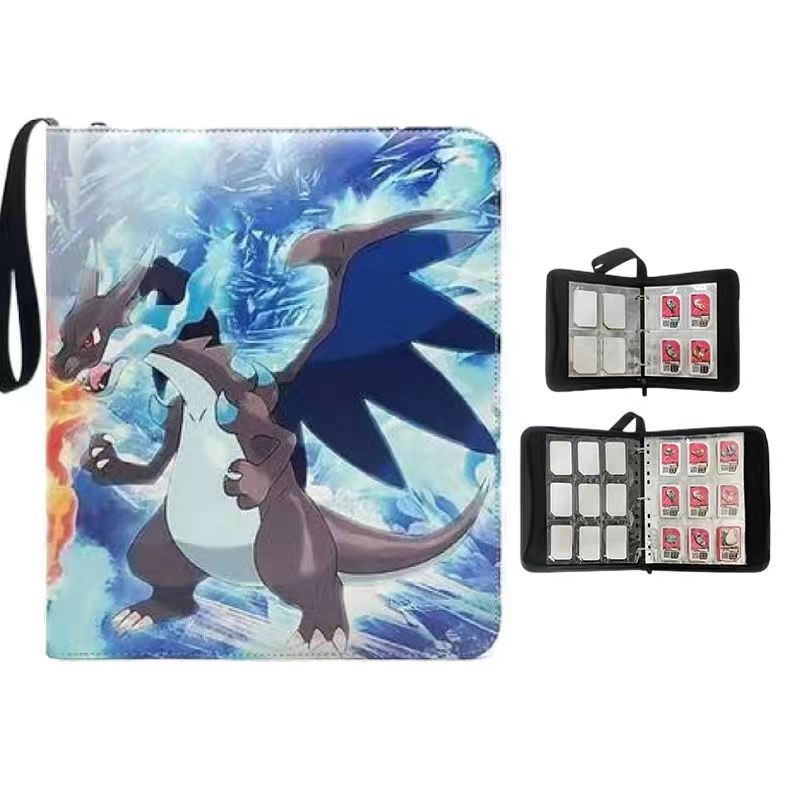 FUENTE fabricante en stock suministro baokemeng juego tarjeta colección libro Magic Baby Tarjeta de cremallera libro de almacenamiento