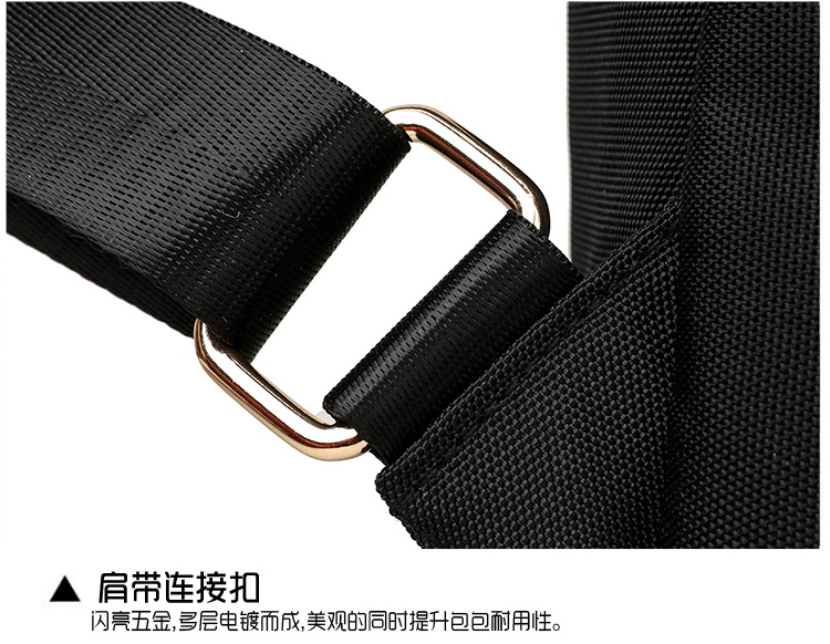 2025 Neuer modischer Nylon-Rucksack für Damen, koreanischer Stil, lässig, Business, Pendler, einfach, vielseitig kombinierbar, Schulrucksack