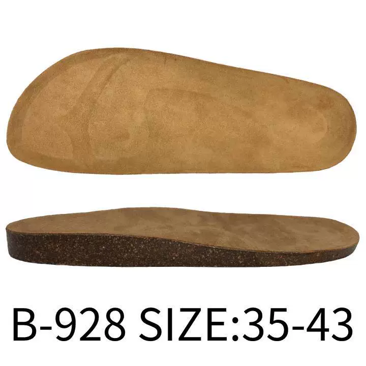 Корковая подошва удобна, не скользит и износостойка.